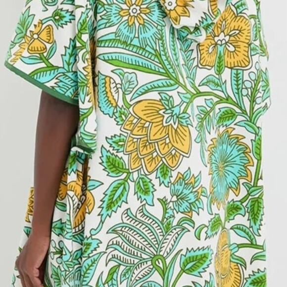 Tropical Floral Swim Coverup - Picture 3 of 5